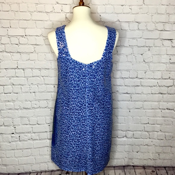 VERSACE TIGER BLUE SEQUIN SHIFT DRESS - Picture 5 of 8